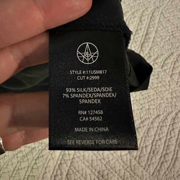 Affliction Silk Dress with exposed zipper detail - Picture 5 of 8